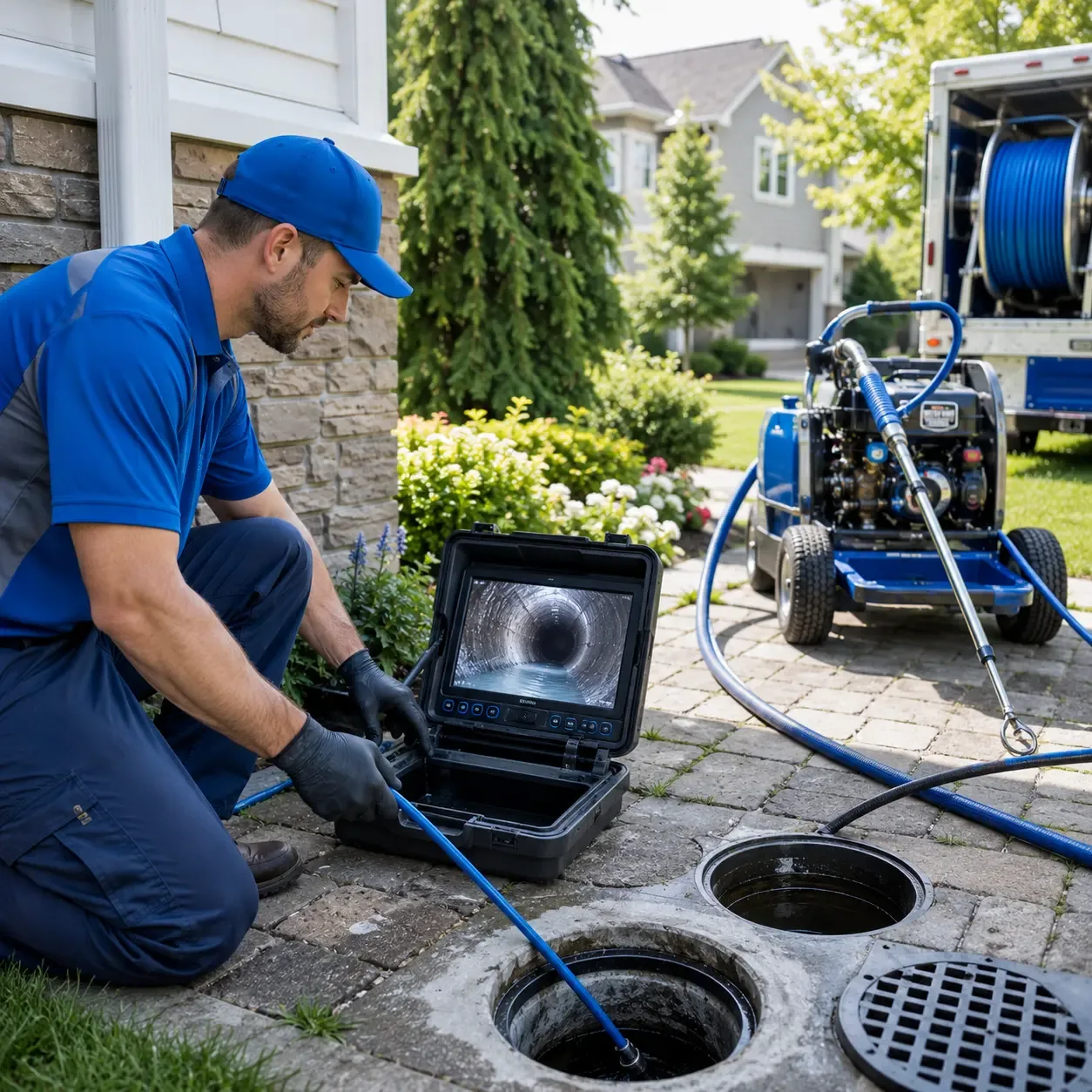 Outdoor drain cleaning professionals serving Wyatt, IN