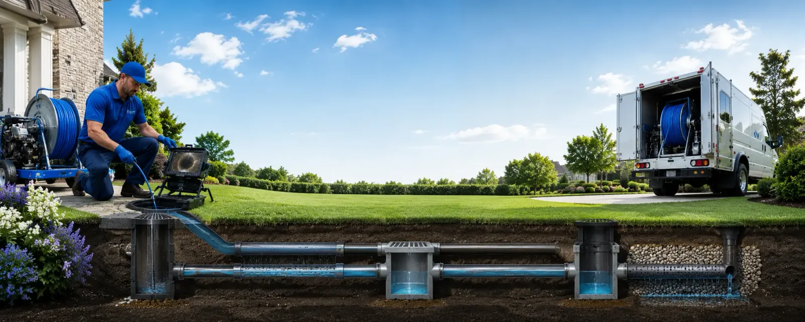 Outdoor drain cleaning information for Wyatt, IN